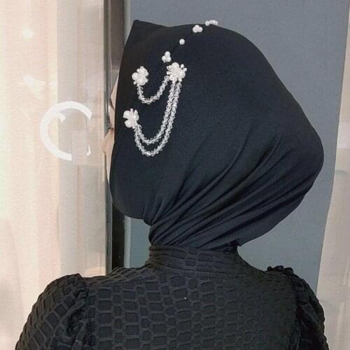 New Arrivals 2021 Spring Muslim Fashion Women Instant Hijab Caps