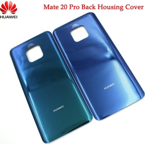 Original Huawei Mate 20 Pro Glass Housing Cover Replacement Back Rear Door Battery Case Housing Cover For Mate20 Pro Repair Part