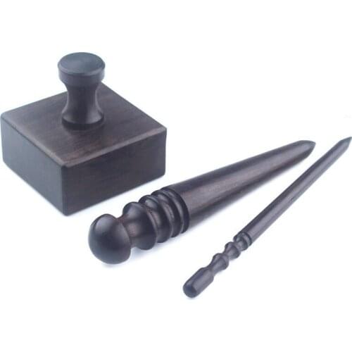 Polishing Stick Hand Leather Tools Vegetable Tanning Leather Edge Sealing Polishing Stick Grinding Block-3 Type Available