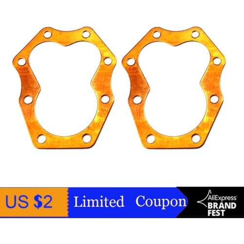 2pcs/lot,Original CJK750 Ural Cylinder Head SOLID Copper Gaskets M1/M72/R71 Suit Bavarian KC750 K750 Dnepr Motor Parts