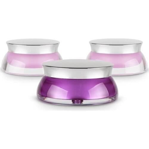 Wholesale 15g 30g Empty Acrylic Cream Bottles Facial Mask Jar Skin Care Cream Bottles Cosmetic Packaging