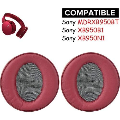 Earpads Replacement Ear Pads Cushions Muffs For Sony MDR XB950BT XB950N1 XB950B1 XB950AP XB950/H Wireless Bluetooth Headphones