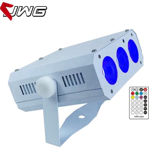 3X18w 6IN1 RGBWA UV Stage Lights Powered Led Battery Powered Wireless DMX IR Remote Led Par Light