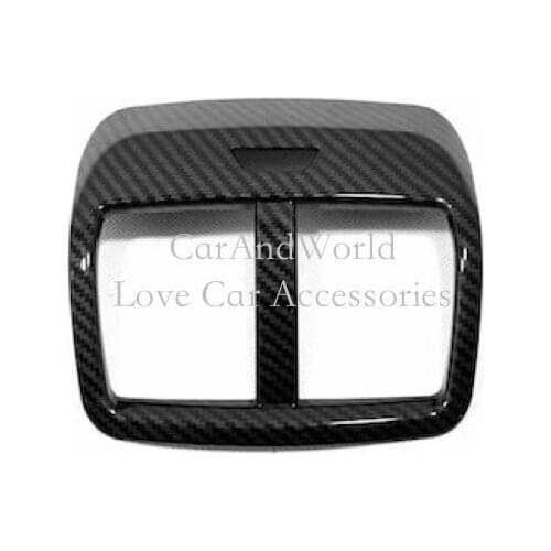 Interior Rear Row Air Condition Outlet Vent Switch Cover Trims For Ford Focus 2019 ABS Chrome Sticker Car Molding Accessories