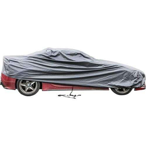 1x Waterproof Car Cover 2 Layer Heavy Duty Cotton Lined UV Protection - Size Small protect vehicles from Snow/Acidic Rain/Dust