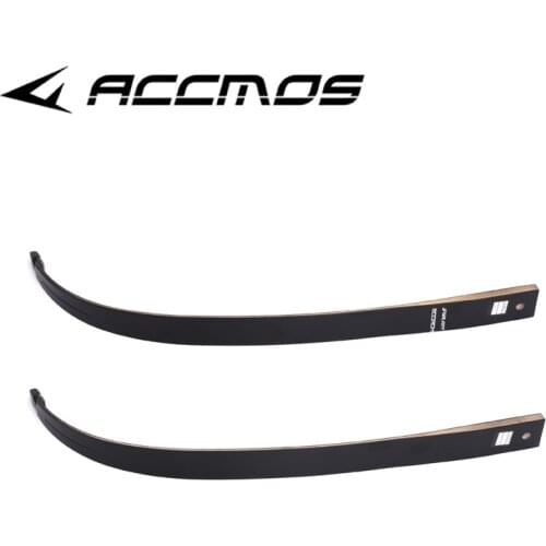 1pc High Quality Take Down Recurve Bow Limbs 30-50 lbs Maple Wood Backed High Strength Fiberglass Limbs upper and lower