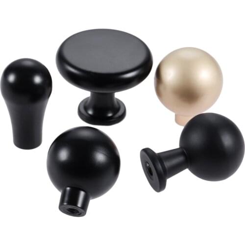 1Pcs Metal Single Hole Cabinet Knobs Round Cabinet Drawer Dresser Cupboard Kitchen Furniture Decoration Pulls Handle