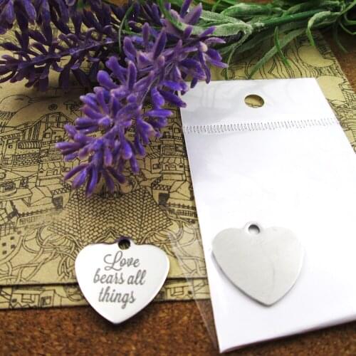 20pcs--"love all things"stainless steel charms more style for choosing DIY Charms pendants for necklace