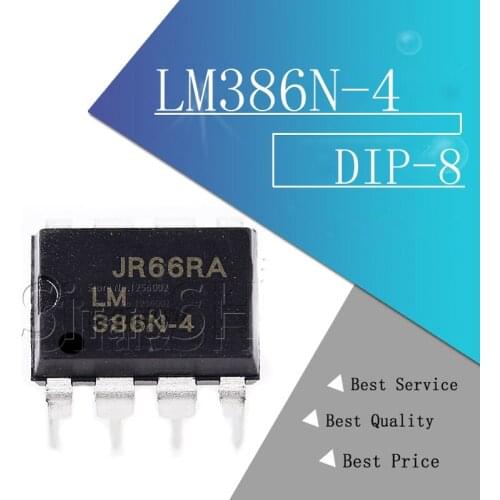 5PCS LM386N-4 DIP8 LM386-4 DIP 386N-4 new and original IC