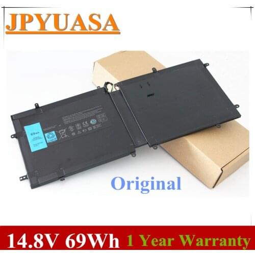 7XINbox 14.8V 69Wh Original D10H3 4DV4C 63FK6 Laptop Battery For Dell XPS 18 1810 1820 Series Tablet D10H3 4DV4C 63FK6
