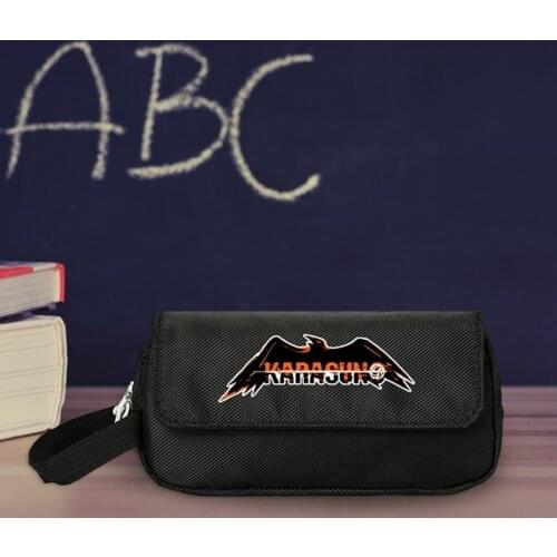 Anime Haikyuu!! Pencil Case Japan Anime Kpop Cosmetic Bag Makeup Box Zipper School Supplies Cosmetic Case