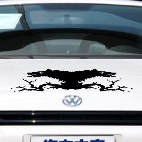Car decals Wolf Animal Tribal 17.5''X 13'' Vinyl Graphics Hood stickers CG212
