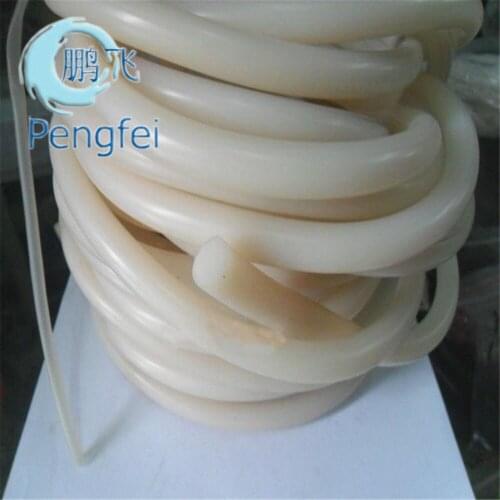 Free shipping 4mm 5mm 6mm 7mm diameter oil resistant and soft white solid round silicone strip sealing strip