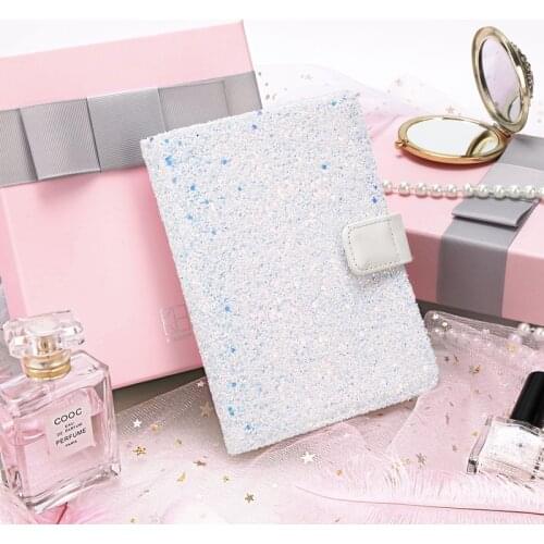 Kinbor Creative Hand Notebook Self-Filling Schedule Efficiency This Plan A6 Rainbow Diamond Piece Texture Diary Notebook