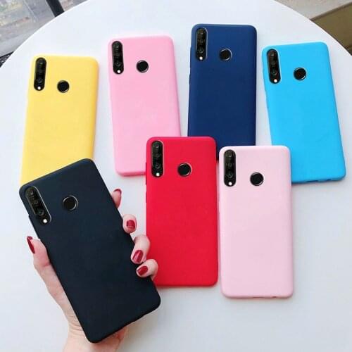 For Huawei Honor 20 Lite Case 6.15" Shockproof Matte Soft Silicone Back Phone Cover Case for Honor 20 Lite MAR-LX1H Russian 2020