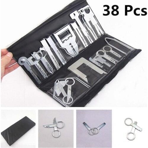 Car Disassembly Tools Radio Audio DVD Navigation Trim Panel Dashboard Installation Removal Repair Kit 38pcs/set