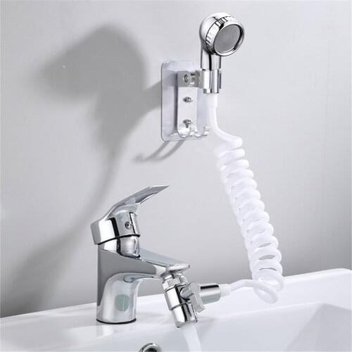 Washing Head Faucet Sprayer Handheld Sink Tap for Washing Hair Pet Dog Cat Child Shower Head Faucet Toilet Bidet Bathroom Access