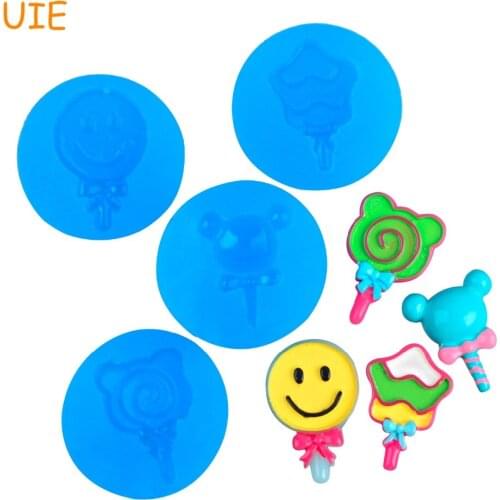 KYL005U,KYL044U,KYL052U,KYL074U Lollipop Silicone Mold - Chocolate Hard Candy Cake Decoration Jewelry Making Resin Clay Bakeware