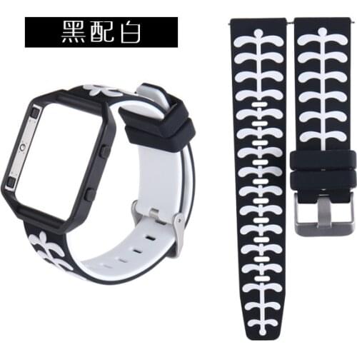 KZfashion new for Apple iwatch silicone watch strap for Samsung S3 bicolor for fitbit blaze smart sports wristband
