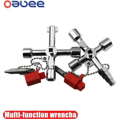 Multi-Function 4 Ways Universal Triangle Key Wrench High Quality Keys Triangle Wrench Multifunction Repair Tools Hand tools