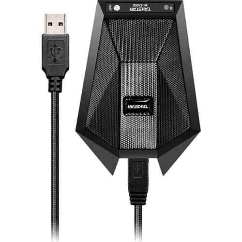 TAKSTAR BM-621USB Tabletop Omnidirectional Condenser Boundary Microphone Plug &Play PC Conference Mic for Gaming Youtube Metting