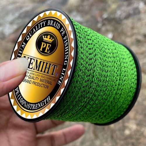 Yemiht 4 Braided Fishing Line 300m/330yds Diameter:0.11mm-0.5mm 10-80lb Japan Peg Line Braided Floating Line