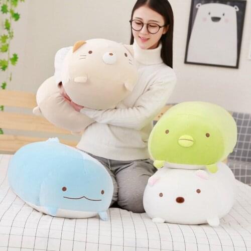 Plush Corner Bio Pillow Animals Dinosaur Cat Japanese Animation Sumikko Gurashi Plush Toy Stuffed Soft Toys Girl Valentine Gift