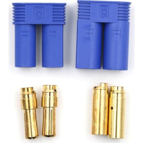 1set EC5 Bullet Connectors Plugs Adapters Male / Female Losi Style 5mm Brand