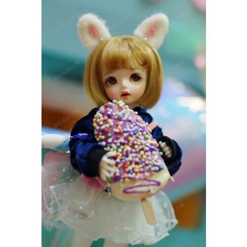 6 points BJD doll SD doll Carol card meat ball joint resin movable humanoid doll cute girl