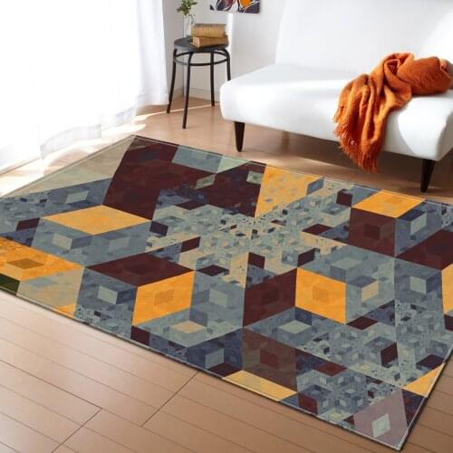 3D flower stripe Geometric Modern Carpets For Living Room Bedside Bedroom Blanket Area Rug Soft Study Room Floor Rug home decor