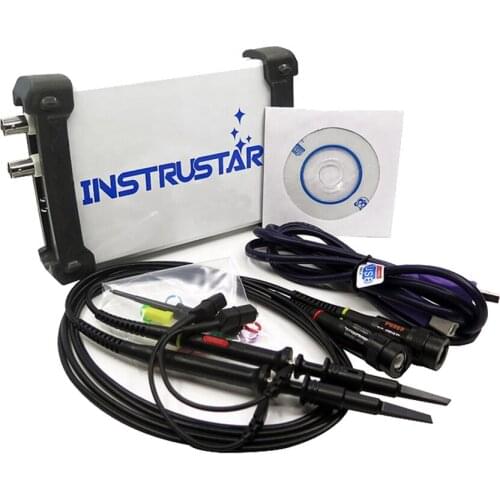 ISDS210A PC-Based USB Portable digital Oscilloscope 2 Channels 40M 100MS/s FFT Analyzer