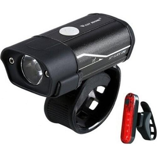 ZTTO Bicycle Light T6 L2 LED Bicycle Front Light + Tail Light Kit USB Rechargeable Battery Flashlight Bicycle Flashlight Light