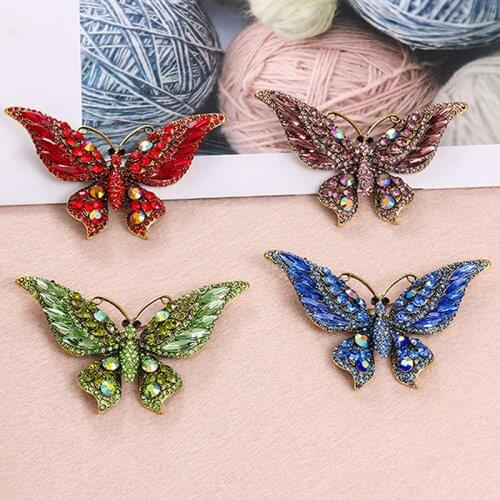 High Quality Beauty Insect Pins And Brooches Jewelry Fashion Exquisite All-match Brooch Butterfly New Year Gifts For Women
