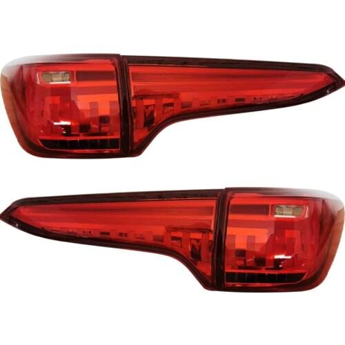 For Toyota Fortuner Taillight 2017 2018 2019 LED Back Rear Lamp + Turn Signal + Brake + Reverse light