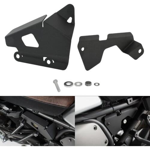 Black Side Panel Frame Cover Brake Reservoir Guards Protector Set For YAMAHA XSR 700 XSR700 2015 2016 2017 2018 2019 2020 2021