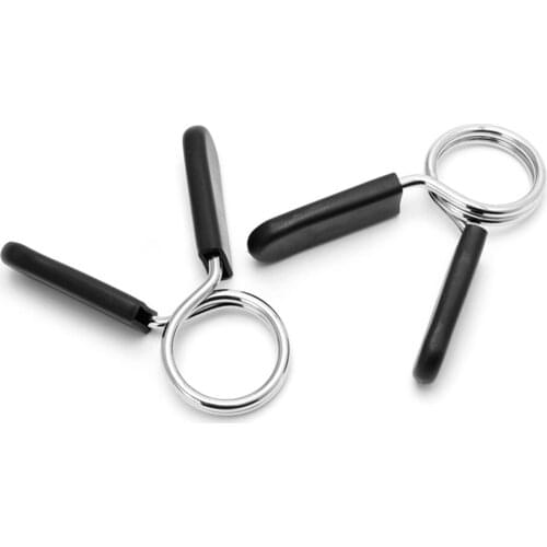 1Set/2Pcs 30mm Barbell Gym Weight Lifting Dumbbell Lock Clamp Spring Collar Clips