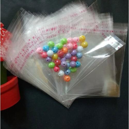 100pcs 10cmx15cm OPP Transparent Jewelry Packaging Bag Self Adhesive Seal Plastic Bags Clear Cellophane Bag Gift package Bags