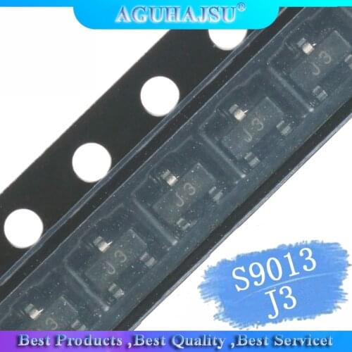 100PCS S9013 J3 SOT23 9013 Sot-23 SMD Transistor NPN 0.5A 40V SMD power transistor new original