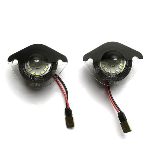 2pcs/pair LED License Plate Light Lamp For 1994-2004 Ford Mustang White SMD Car Number License Plate Light