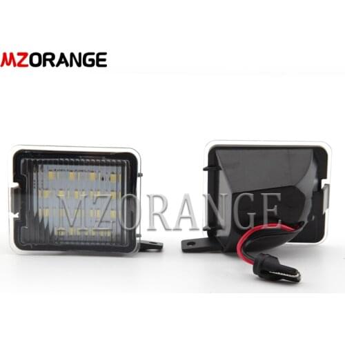 2Pcs LED Puddle Light for Ford Focus Kuga Mondeo C-max Escape Car Under Side Mirror Courtesy light Rear View Mirror Welcome Lamp