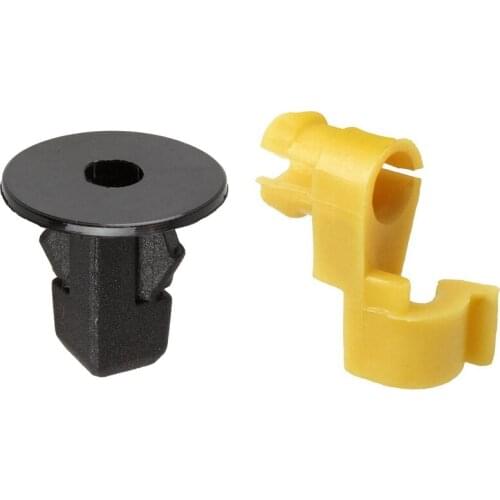 20Pcs Fender Liner Screw Grommet Rivet Push Clips Retainer With 10 Door Lock 5Mm Rod Clip Driver Side Handle Retainer