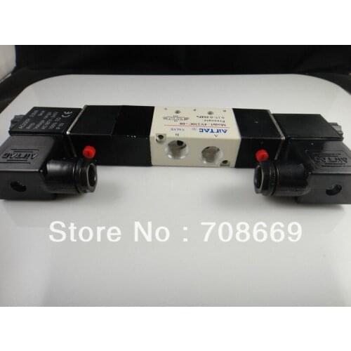 4V230C-08 AC 220V 3 Position 5 Way Air Solenoid Valve