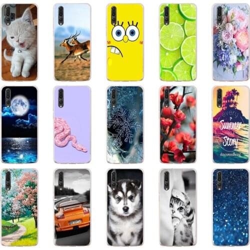 Case cover for huawei p20 pro case back cover silicone 360 full protective P 20 pro Coque etui clear 2