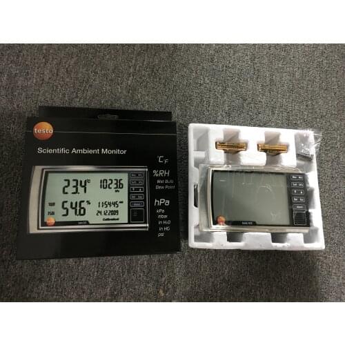 Testo 622 Alarm Alerts Digital Temperature And Humidity Atmospheric Pressure Gauge 0560 6220 Thermo Hygrometer And Barometer