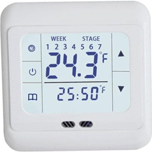 Thermoregulator Touch Screen Thermostat Electric Heating System Temperature Controller With Kid Lock