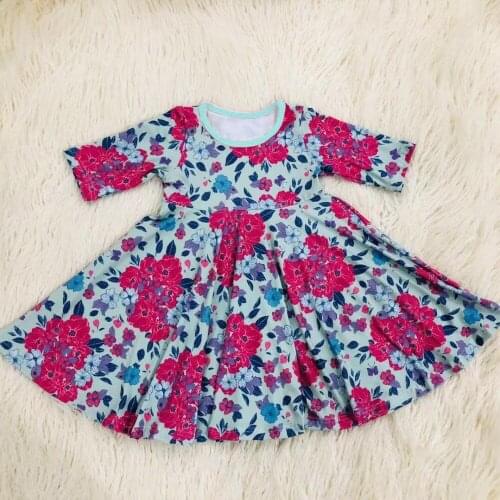 Kaiya Angel 2018 Kids Dresses For Princess Toddler Girls Summer Style Floral Clothes Children Party Wedding One Piece