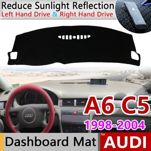For Audi A6 C5 1998~2004 4B Anti-Slip Mat Dashboard Cover Pad Sunshade Dashmat Protect Carpet Accessories S-line 2001 2002 2003