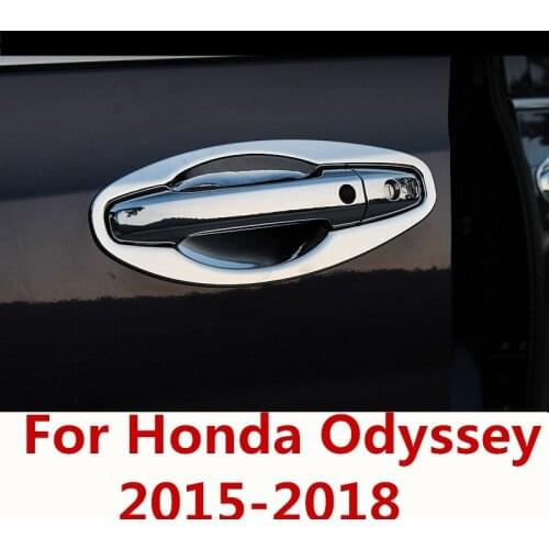For Honda Odyssey 2015-2018 Car shape outside door handle cover door bowl frame trim sticker accessories door bowl Accessories