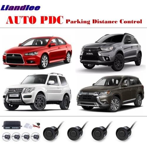 For Mitsubishi Evolution X/ASX/Pajero/Outlander Car PDC Parking Distance Control AUTO Radars Sensors Reversing Radar Aid System