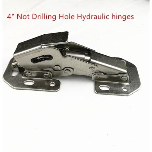 Hydraulic 4 inch 90 Degree Not Drilling Hole Furniture Hinges Door Hinges